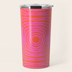 LISBOA, neon pink Travel Mug Gallery Image 1