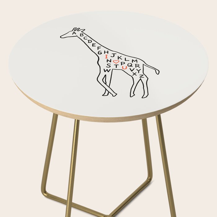 I love you as high as I can reach Side Table Gallery Image 2