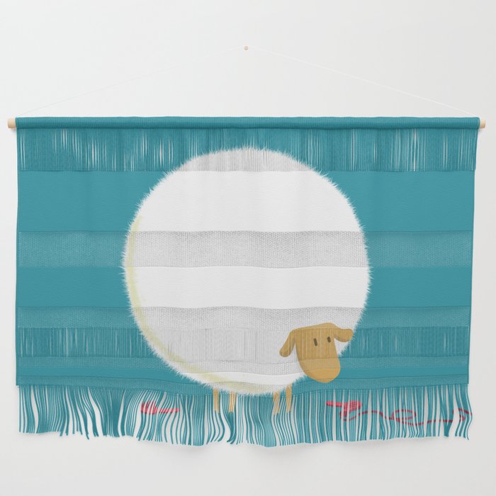 Fluffy Sheep Wall Hanging Gallery Image 1