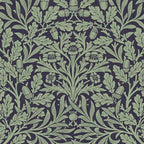 William Morris Acorn Pure Ink Green Coffee Mug Gallery Image 2