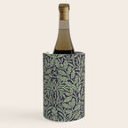 William Morris Acorn Pure Ink Green Wine Chiller Gallery Image 2