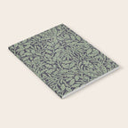 William Morris Acorn Pure Ink Green Notebook Gallery Image 2