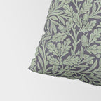 William Morris Acorn Pure Ink Green Pillow Sham Gallery Image 4