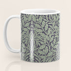 William Morris Acorn Pure Ink Green Coffee Mug Gallery Image 3
