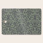 William Morris Acorn Pure Ink Green Cutting Board Gallery Image 1