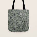 William Morris Acorn Pure Ink Green Tote Bag Gallery Image 1