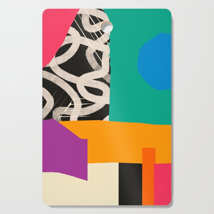 Mid Century Collage | PATTERN 07: The Retro Edition Cutting Board Gallery Image 1