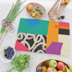 Mid Century Collage | PATTERN 07: The Retro Edition Cutting Board Gallery Image 2