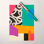 Mid Century Collage | PATTERN 07: The Retro Edition Wrapping Paper Gallery Image 1