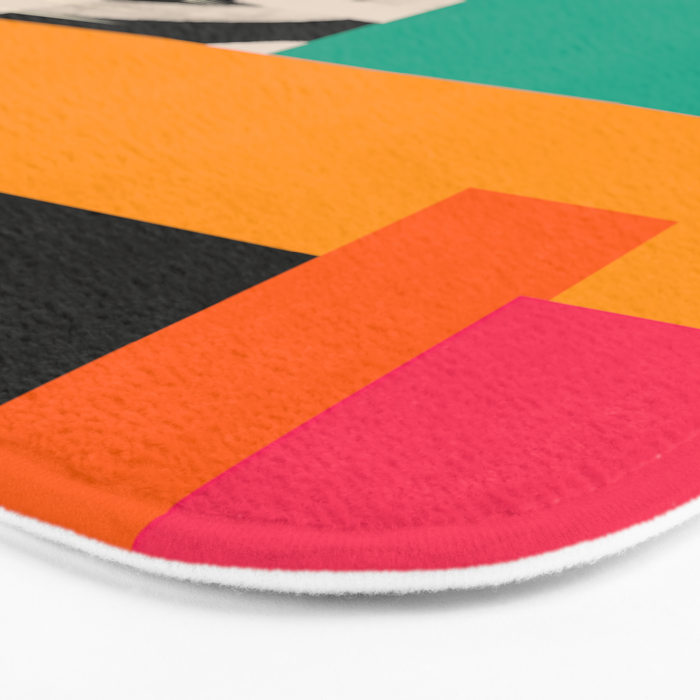Mid Century Collage | PATTERN 07: The Retro Edition Bath Mat Gallery Image 3