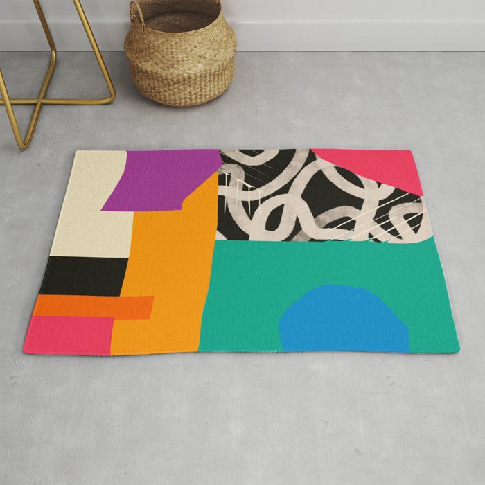 Mid Century Collage | PATTERN 07: The Retro Edition Rug Gallery Image 1