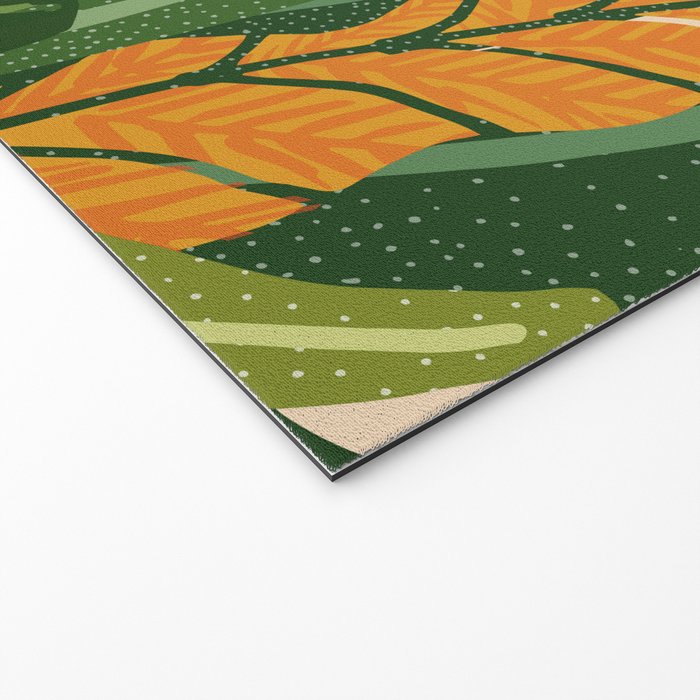 Desert Garden Sunset Landscape Welcome Mat Gallery Image 2