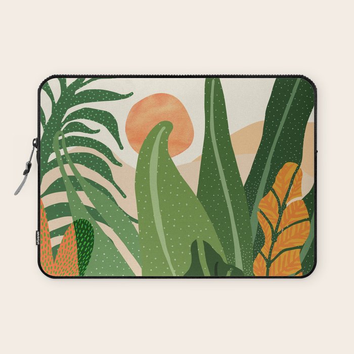 Desert Garden Sunset Landscape Laptop Sleeve Gallery Image 1