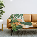 Desert Garden Sunset Landscape Throw Blanket Gallery Image 1