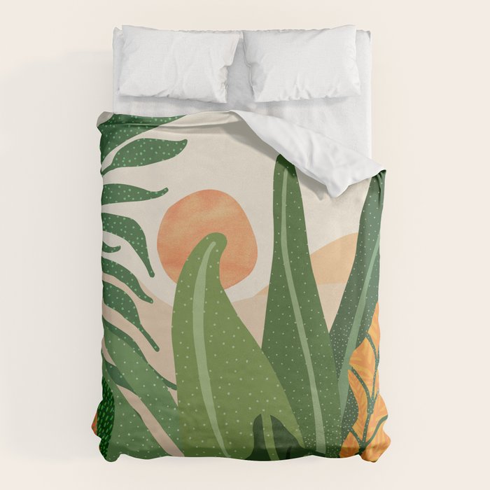 Desert Garden Sunset Landscape Duvet Cover Gallery Image 6