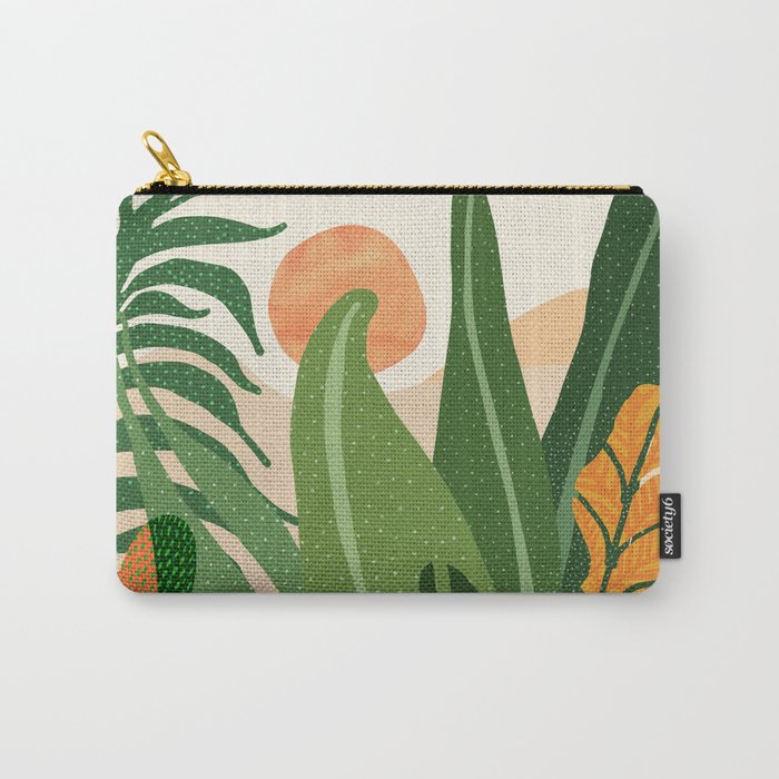 Desert Garden Sunset Landscape Carry All Pouch Gallery Image 1