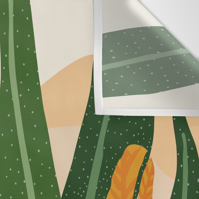 Desert Garden Sunset Landscape Wall Tapestry Gallery Image 3