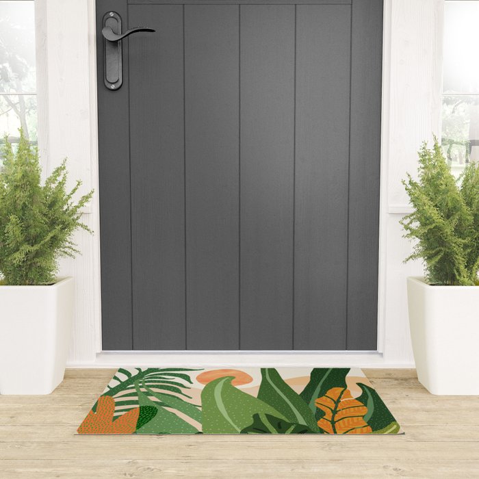 Desert Garden Sunset Landscape Welcome Mat Gallery Image 3