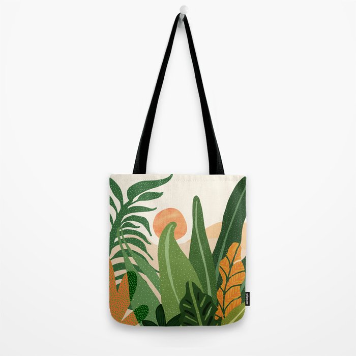 Desert Garden Sunset Landscape Tote Bag Gallery Image 2