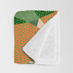 Desert Garden Sunset Landscape Throw Blanket Gallery Image 3