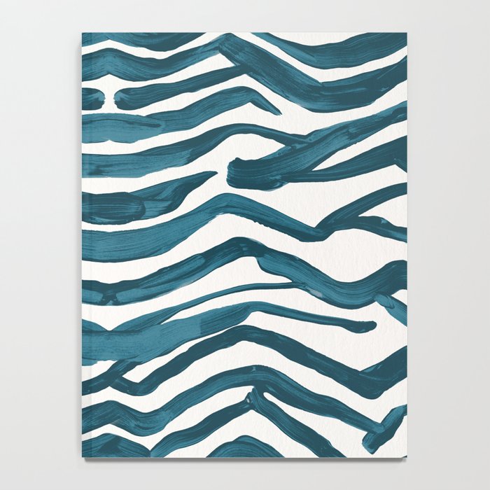 Zebra Print - Teal Palette Notebook Gallery Image 4