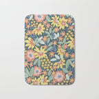 Alicia Blue Pattern Bath Mat Gallery Image 1