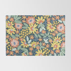 Alicia Blue Pattern Rug Gallery Image 2