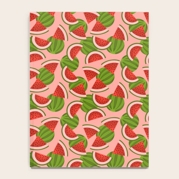Watermelon Pattern on Pink Notebook Gallery Image 4