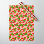 Watermelon Pattern on Pink Wrapping Paper Gallery Image 1