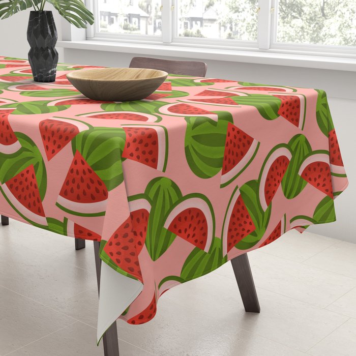 Watermelon Pattern on Pink Tablecloth Gallery Image 3