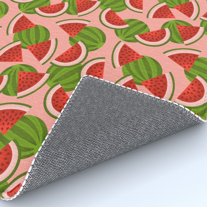 Watermelon Pattern on Pink Rug Gallery Image 4