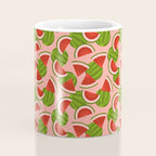 Watermelon Pattern on Pink Coffee Mug Gallery Image 4