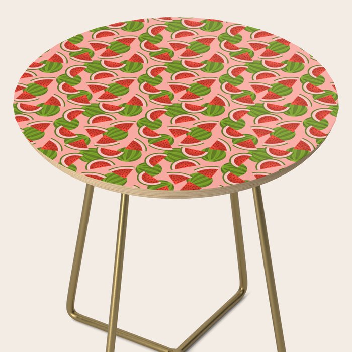 Watermelon Pattern on Pink Side Table Gallery Image 2