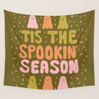 'Tis the Spookin Season in Green Wall Tapestry Gallery Image 4