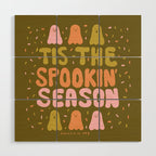 'Tis the Spookin Season in Green Wood Wall Art Gallery Image 1
