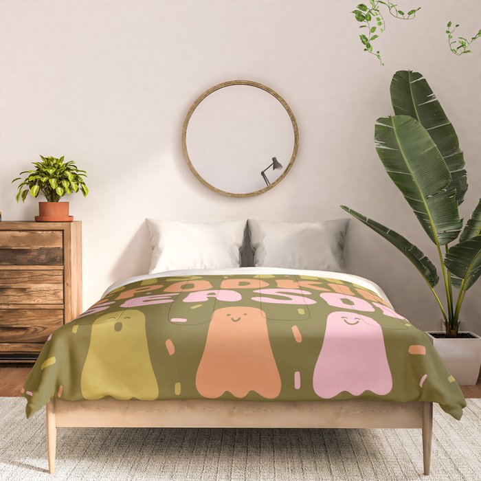 'Tis the Spookin Season in Green Comforter Gallery Image 3