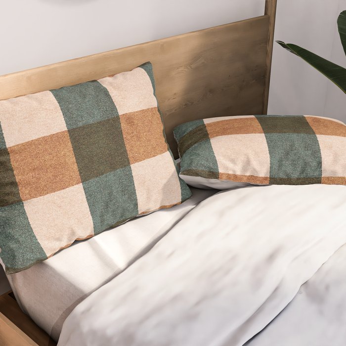 ABSTRACT ALPHABET / Decorative I Pillow Sham Gallery Image 2