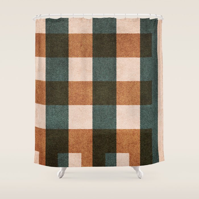 ABSTRACT ALPHABET / Decorative I Shower Curtain Gallery Image 1