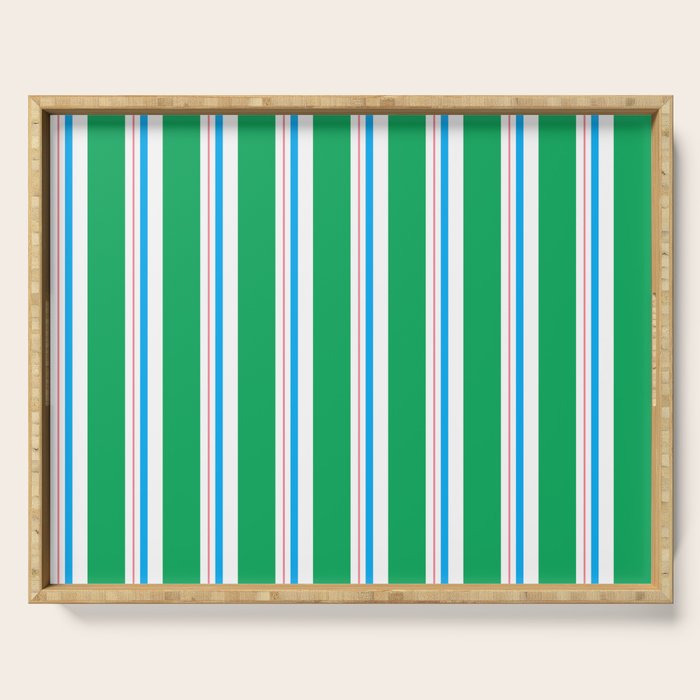 Minimal stripe Serving Tray Gallery Image 1