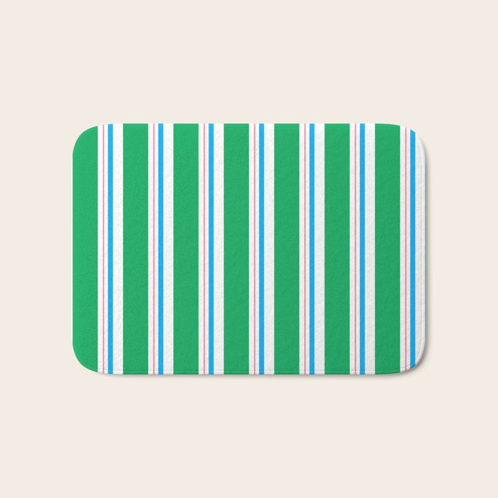Minimal stripe Bath Mat Gallery Image 1