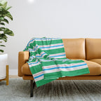 Minimal stripe Throw Blanket Gallery Image 1