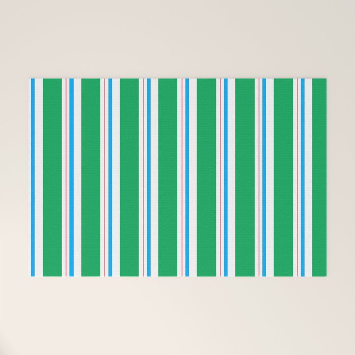 Minimal stripe Welcome Mat Gallery Image 1