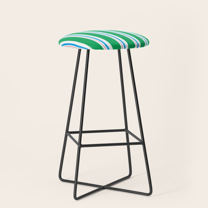 Minimal stripe Stool Gallery Image 1