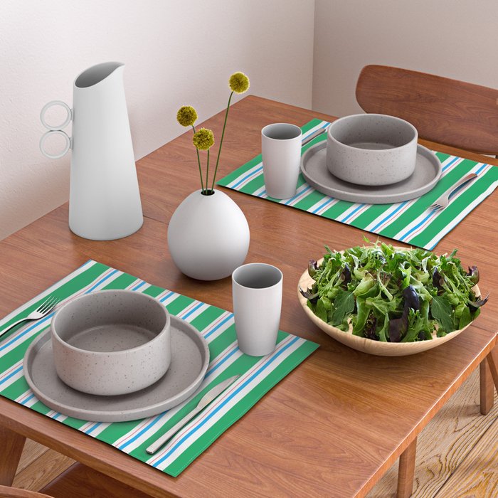 Minimal stripe Placemat Gallery Image 2