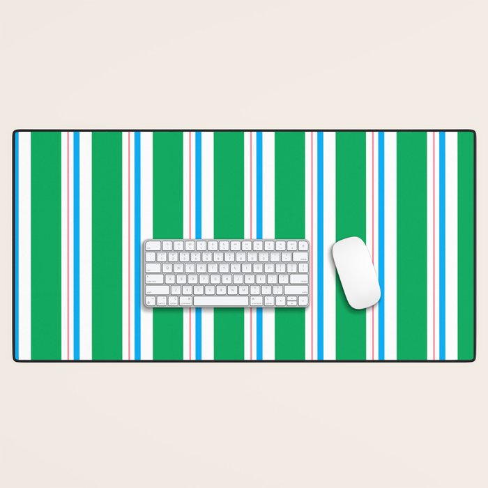 Minimal stripe Desk Mat Gallery Image 1