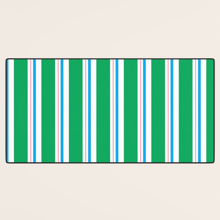 Minimal stripe Desk Mat Gallery Image 3