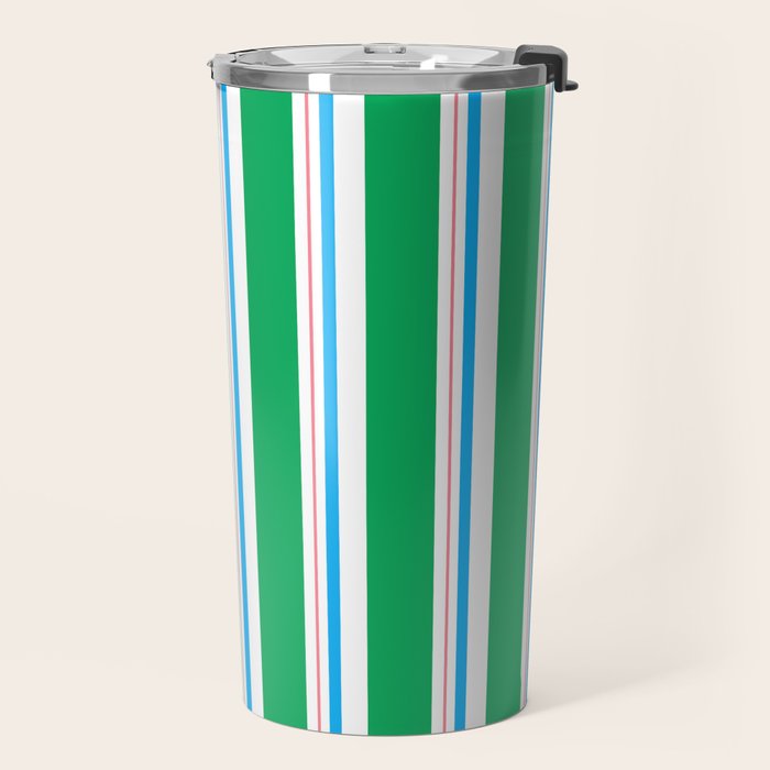 Minimal stripe Travel Mug Gallery Image 2