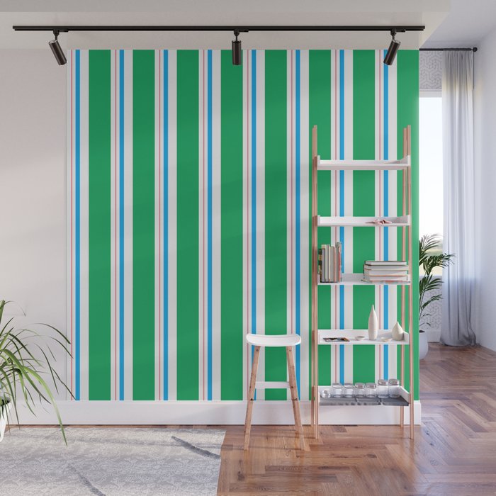 Minimal stripe Wall Mural Gallery Image 1