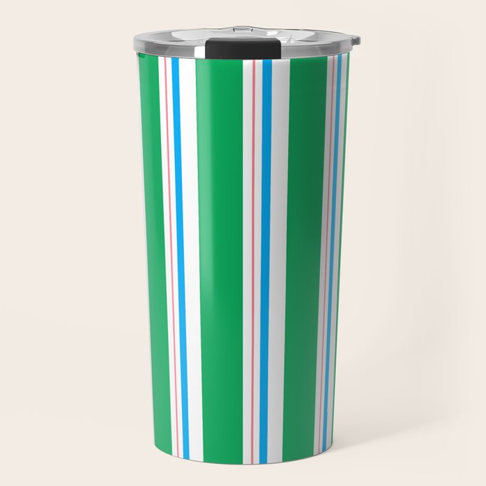 Minimal stripe Travel Mug Gallery Image 1