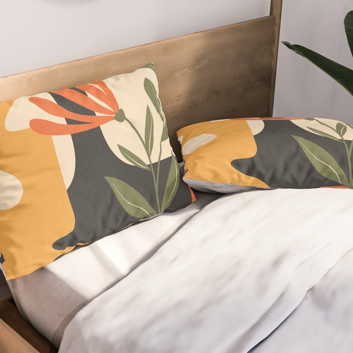 Shapes in Bloom 3 Pillow Sham Gallery Image 2